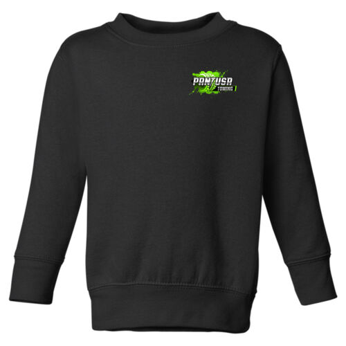 Pantusa Towing - Toddler Fleece Crewneck Sweatshirt w/ Back Thumbnail