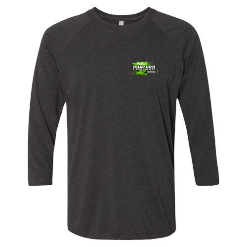 Pantusa Towing - Unisex Triblend Three-Quarter Sleeve Raglan w/ Back Thumbnail