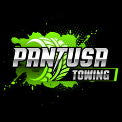 Pantusa Towing - Women's Jersey Racerback Tank w/ Back Design